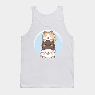 It's a Dog Cat Dog world! Tank Top